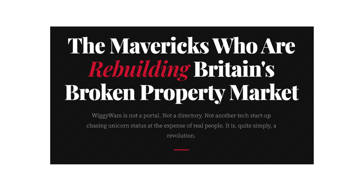 The Mavericks Who Are Rebuilding Britain's Broken Property market