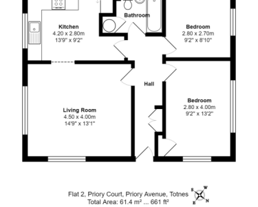 Flat 2 Priory Court