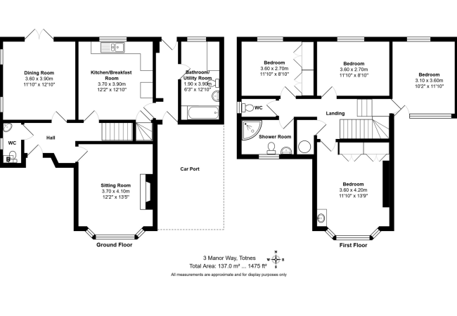 3 Manor Way, Totnes