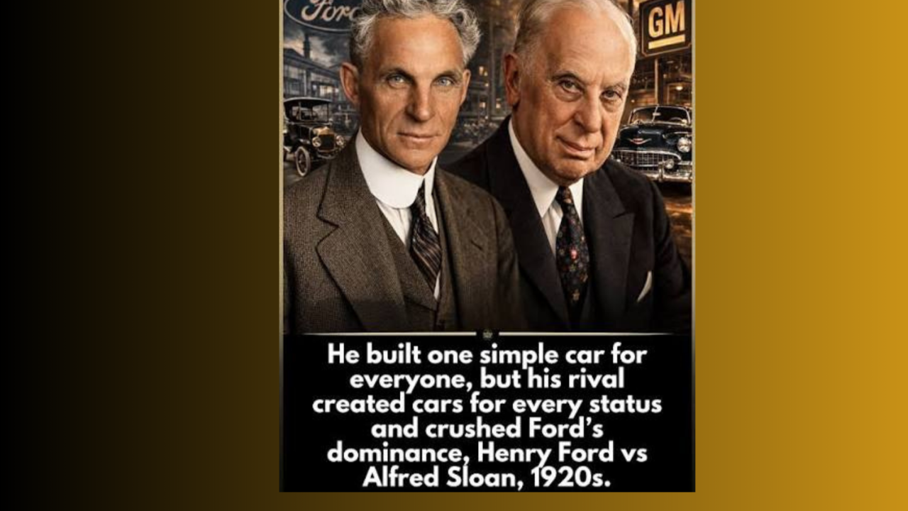 Be a Ford, Then a Sloan.